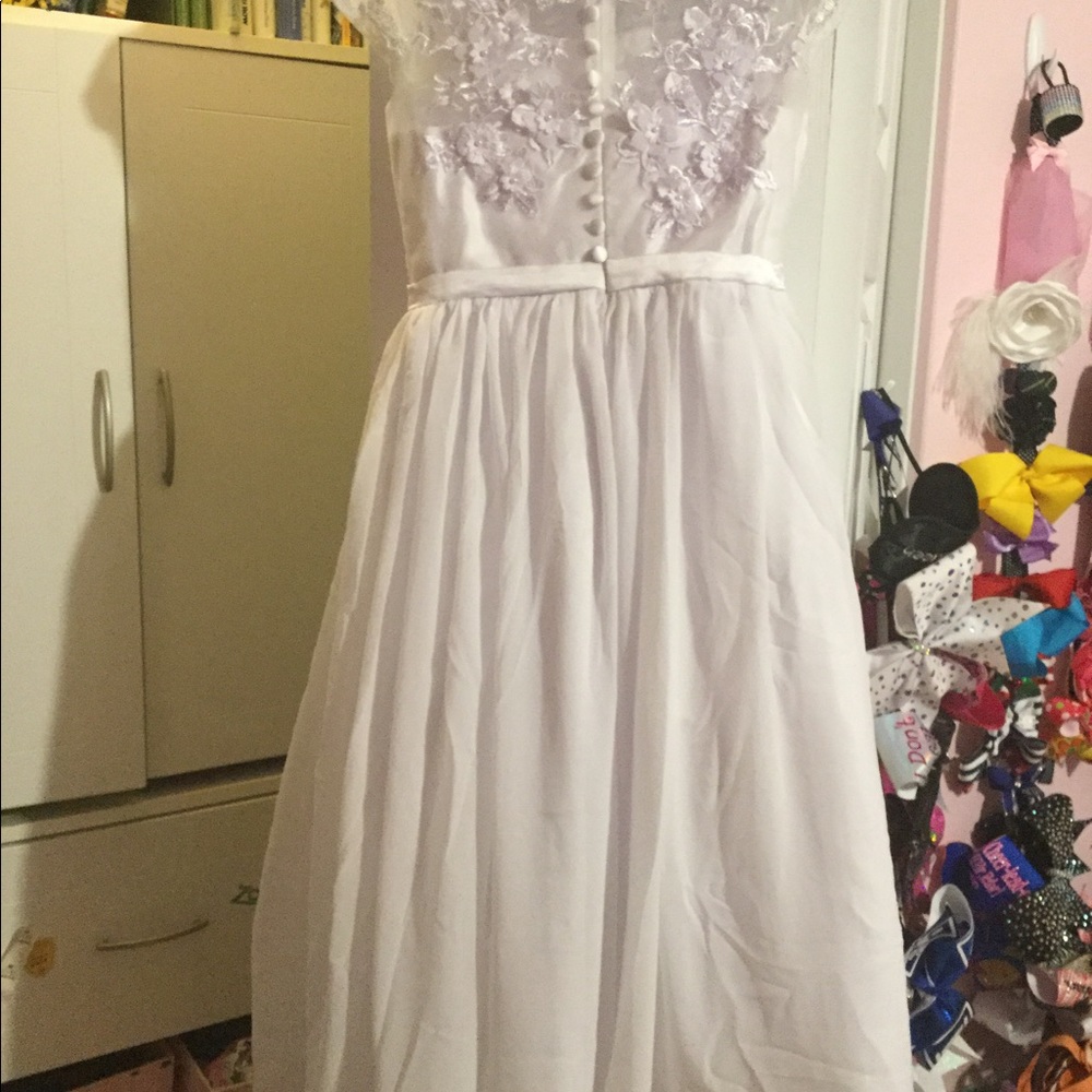 Mia Bella Baby - white formal dress